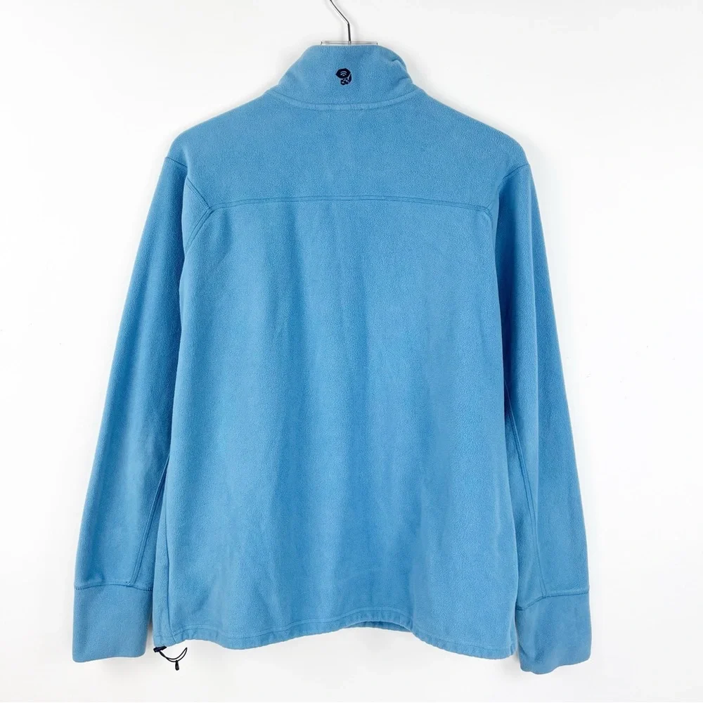 Mountain Hardwear Blue Full Zip Fleece Long Sleeve Jacket Coat Top
